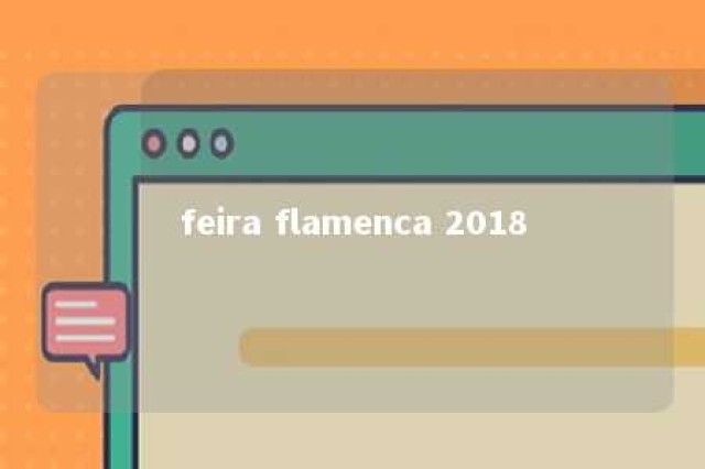 feira flamenca 2018 